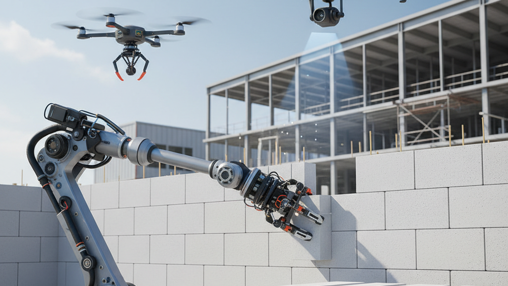 How Drones and Robotics Are Revolutionising AAC Masonry Work