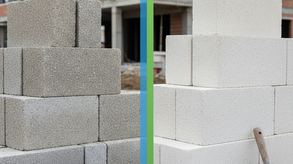 Concrete Blocks vs AAC Blocks: Key Differences, Pros, and Cons
