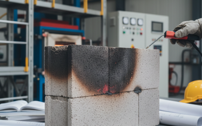 Fire Resistance of Fly-Ash Blocks: Tests, Standards & Best Practices