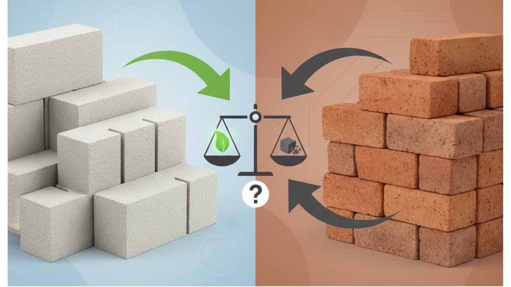 Lifecycle Analysis: AAC Blocks vs Conventional Bricks – Which is Better?